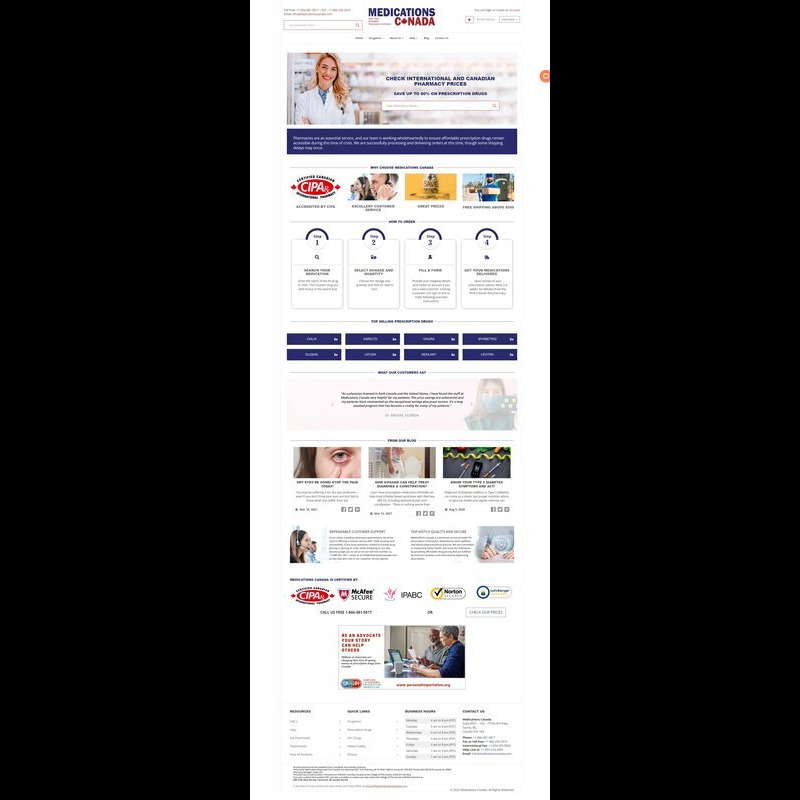 Saggar G Sharma x Medications Canada